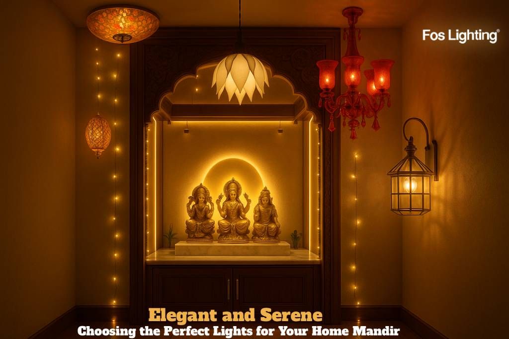 Elegant and Serene: Choosing the Perfect Lights for Your Home Mandir’