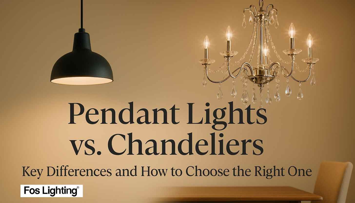Pendant Lights vs. Chandeliers: Key Differences and How to Choose the Right One