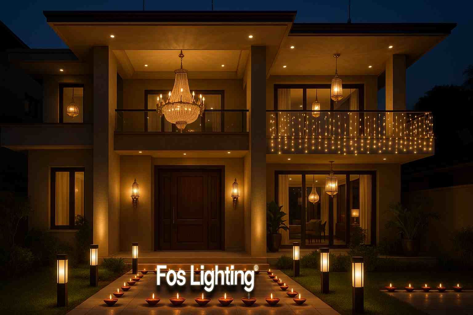 Diwali Light Decoration Outside Home: Illuminate Your Space with Festive Elegance