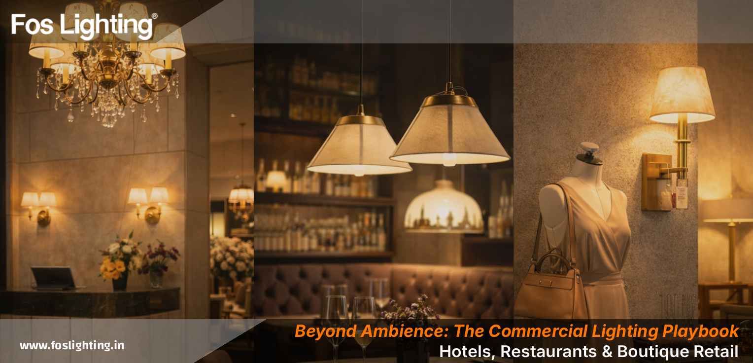 Beyond Ambience: The Commercial Lighting Playbook for Hotels, Restaurants & Boutique Retail