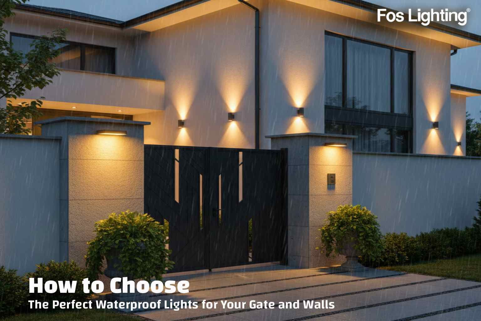 How to Choose the Perfect Waterproof Lights for Your Gate and Walls