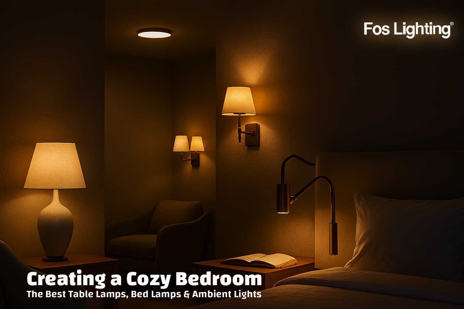 Creating a Cozy Bedroom: The Best Table Lamps, Bed Lamps & Ambient Lights